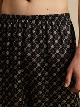 [Schwarze Kette] SilkSilky-DE Mens Sleep Bottoms 004