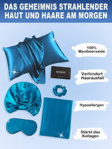 [König Blau] SilkSilky-DE 19Momme Pillowcase Set 002