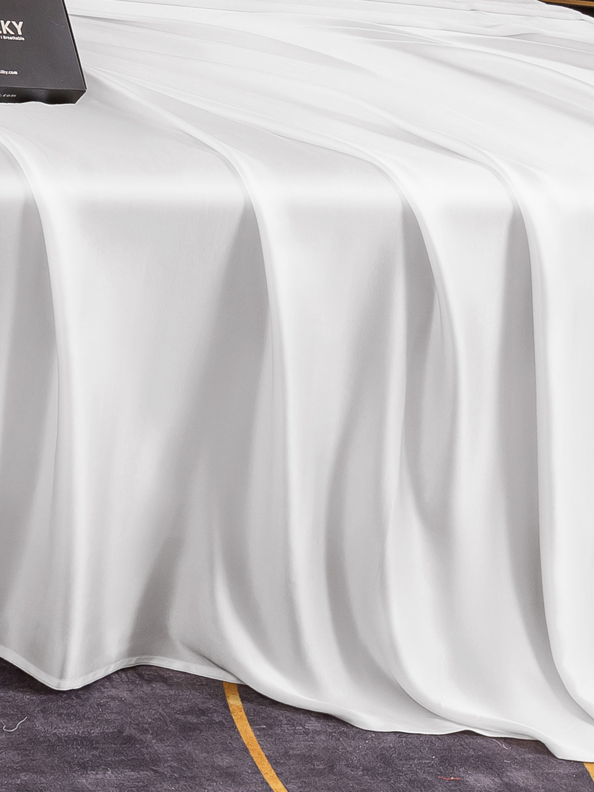 [Weiß] SilkSilky-DE 19Momme Reine Seide Sheet 004