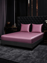 [Blasses Mauve] SilkSilky-DE Bettwäsche Sets 002