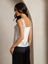 [Silber] SilkSilky-DE Sleeveless Cami Top 002