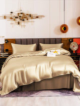 [Beige] SilkSilky-DE 19Momme Bettwäsche Sets 002