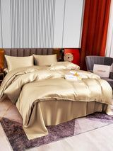 [Beige] SilkSilky-DE 22Momme Bettwäsche Sets 005