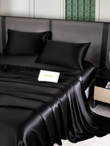 [Schwarz] SilkSilky-DE 25Momme Bettwäsche Sets 003