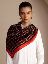 [Schwarze Kirsche] SilkSilky-DE Scarf 002