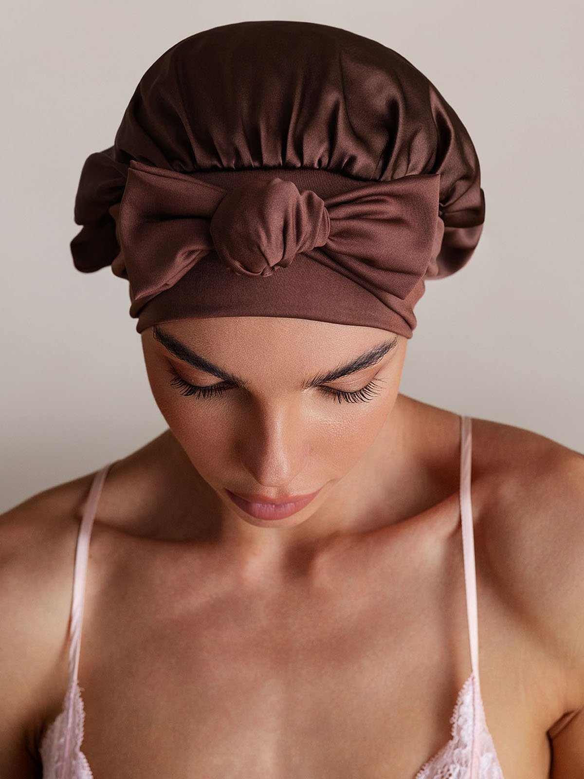 [Kaffee] SilkSilky-DE Reine Seide Sleep Cap 004