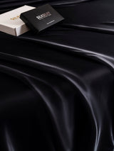 [Schwarz] SilkSilky-DE 25Momme Spannbettlaken 005