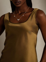 [Braun] SilkSilky-DE Sleeveless Cami Top 008