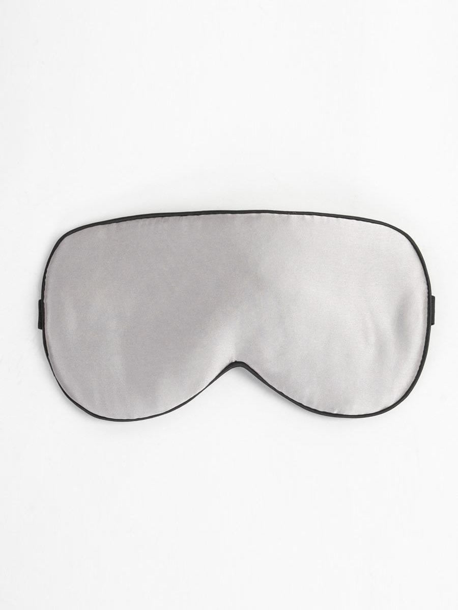 [Silber] SilkSilky-DE 19Momme Reine Seide Eye Mask 005