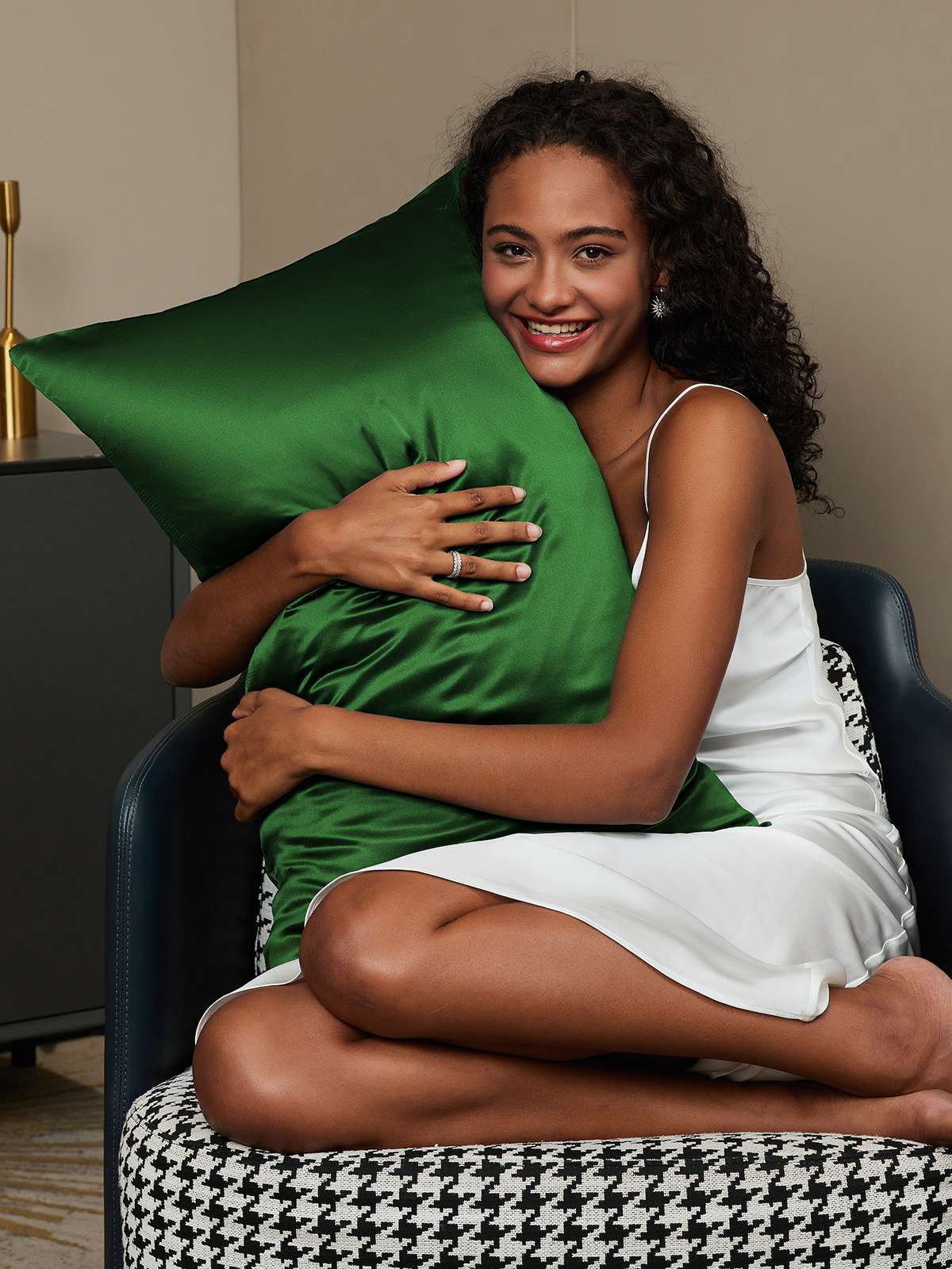 [Dunkelgrün] SilkSilky-DE 22Momme Reine Seide Pillowcase 002