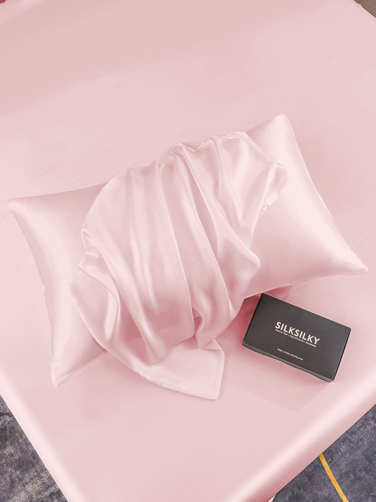 [Rosa] SilkSilky-DE 22Momme Reine Seide Pillowcase 004