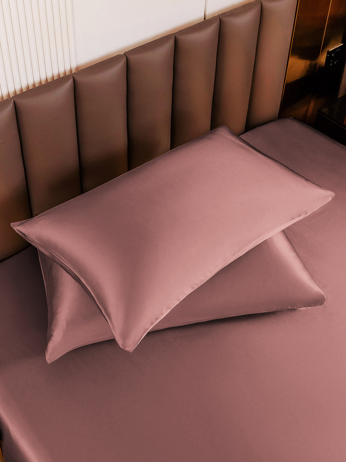 [Blasses Mauve] SilkSilky-DE 22Momme Reine Seide Pillowcase 003