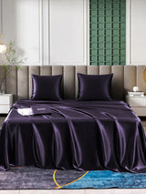 [Dunkelviolett] SilkSilky-DE Bettwäsche Sets 002