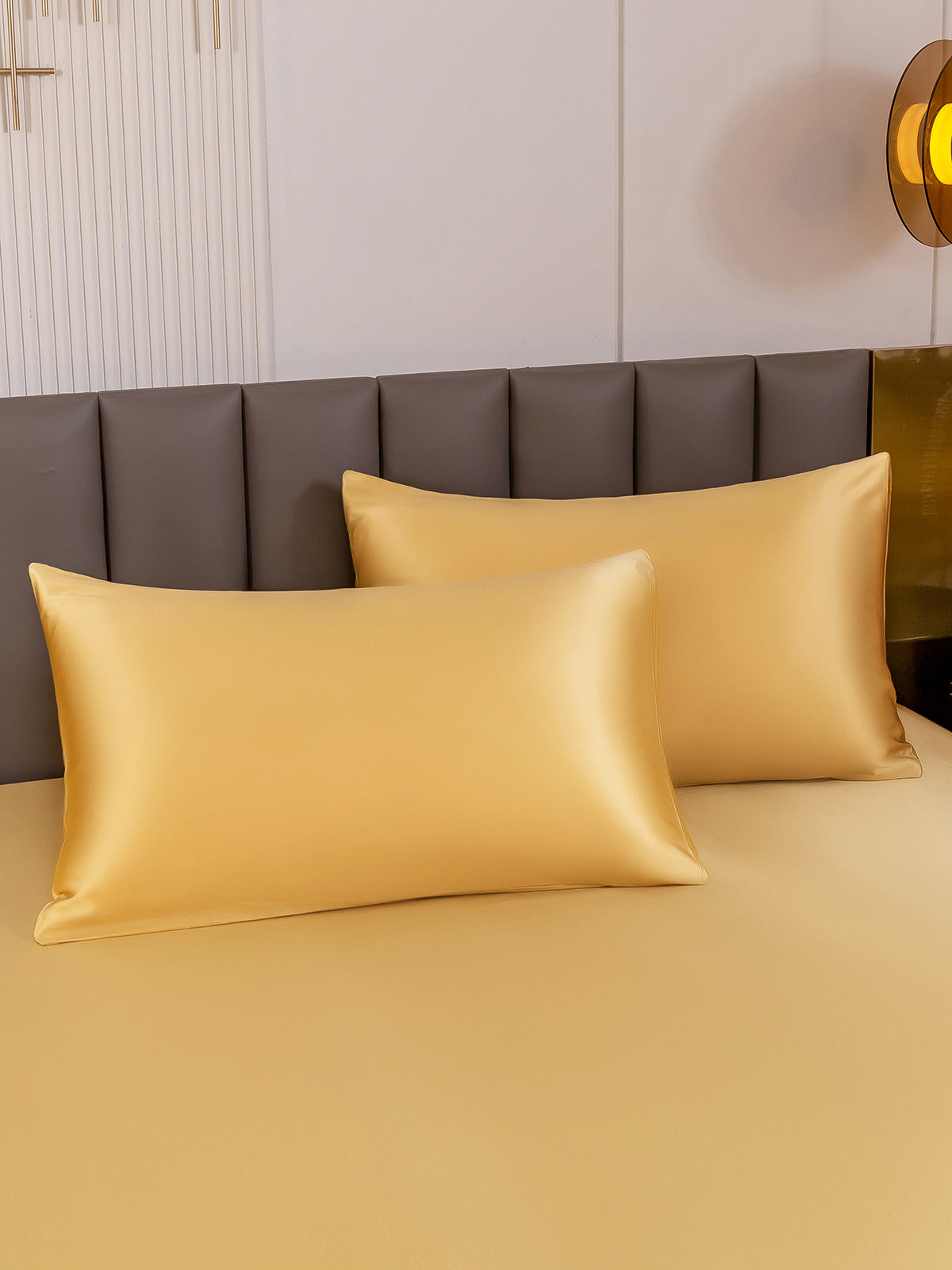 [Champagner] SilkSilky-DE 22Momme Reine Seide Pillowcase 002
