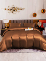 [Kaffee] SilkSilky-DE 19Momme Bettwäsche Sets 002