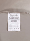 SilkSilky DE 25Momme Reine Seide Sheet Grau 005