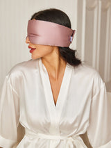 [Blasses Mauve] SilkSilky-DE Augenmasken 002