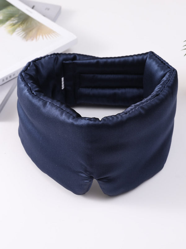 [Dunkelblau] SilkSilky-DE 19Momme Reine Seide Eye Mask 004