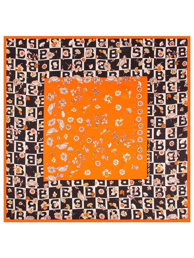 SilkSilky DE Reine Seide Scarf Orange 002