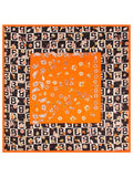 SilkSilky DE Reine Seide Scarf Orange 002