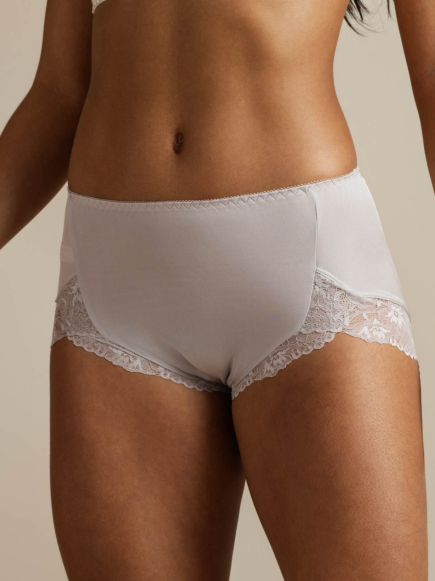 [Grau] SilkSilky-DE Reine Seide Panty 003,