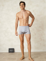 [Grau] SilkSilky-DE Seidenstrick Mens Underwear 004