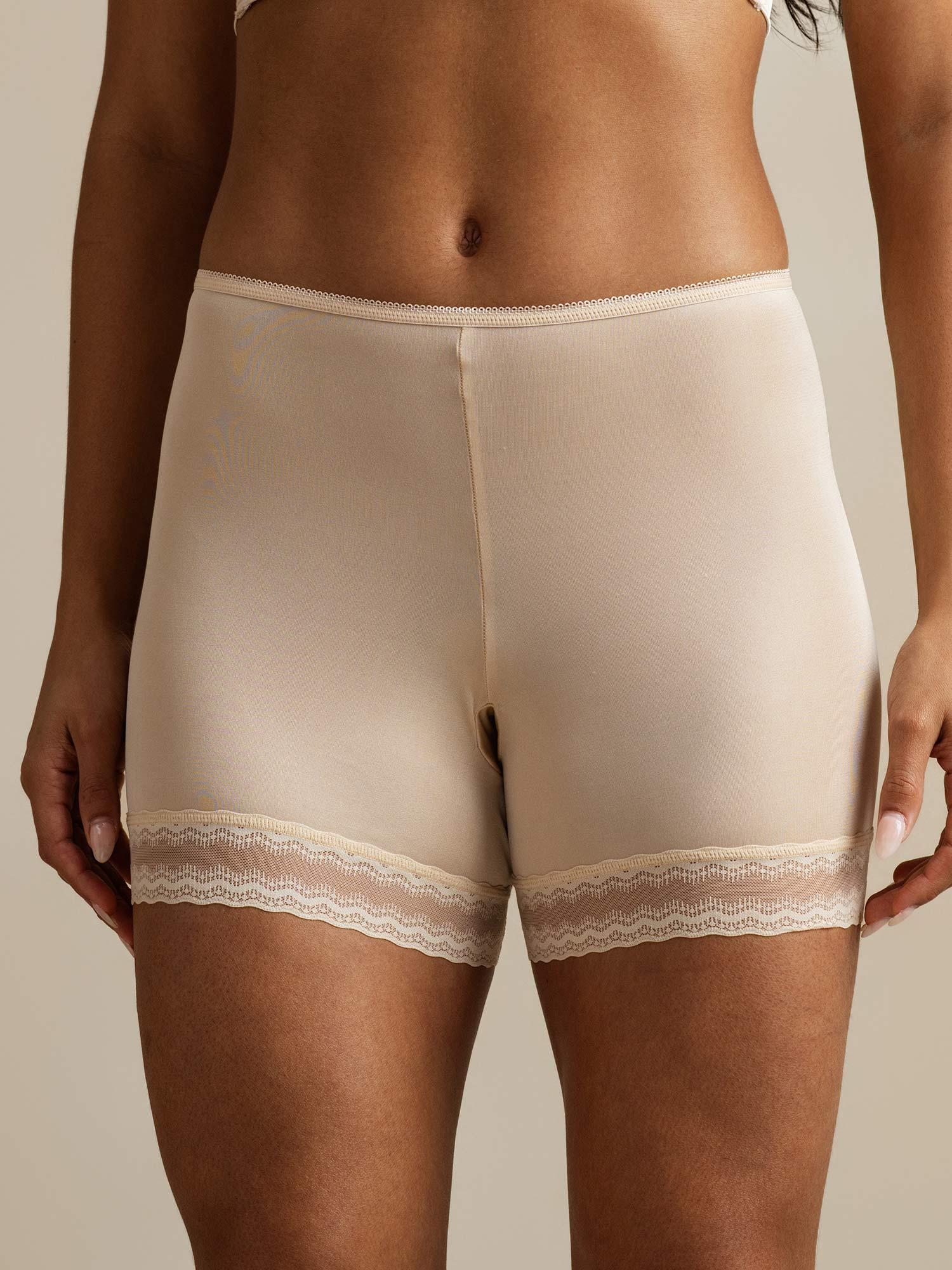 [Beige] SilkSilky-DE Reine Seide Panty 003,