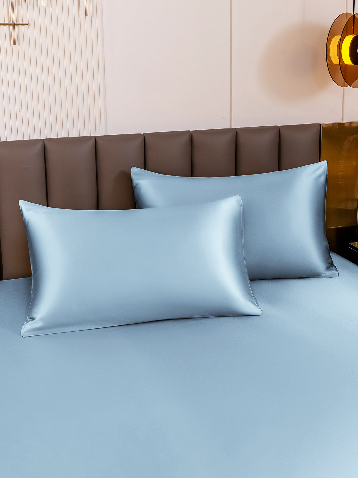 2Pcs 19 Momme Seidenkissenbezug mit Versteckter Reißverschluss
