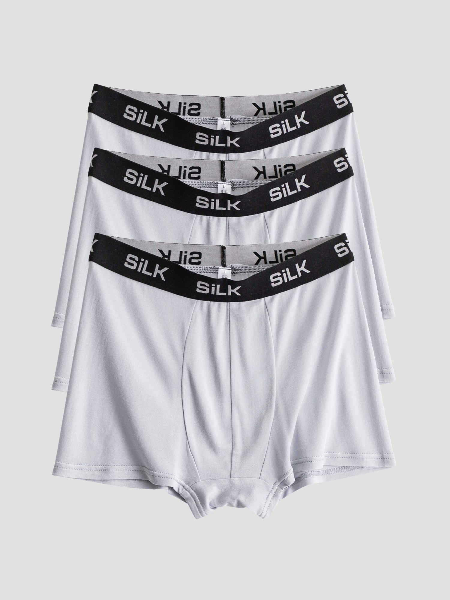 [Grau] SilkSilky-DE Reine Seide Mens Underwear 002
