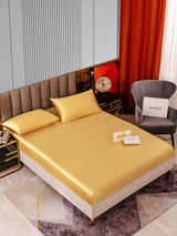 [Champagner] SilkSilky-DE 22Momme Bettwäsche Sets 002