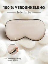 [Beige] SilkSilky-DE Augenmasken 001