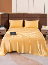 [Champagner] SilkSilky-DE 19Momme Bettwäsche Sets 002
