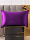 SilkSilky-DE 19Momme Reine Seide Pillowcase Violett 001