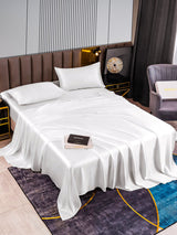 [Weiß] SilkSilky-DE 22Momme Reine Seide Bedding Set 002,