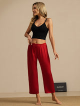 [Rotwein] SilkSilky-DE Women's Sleep Pants 007