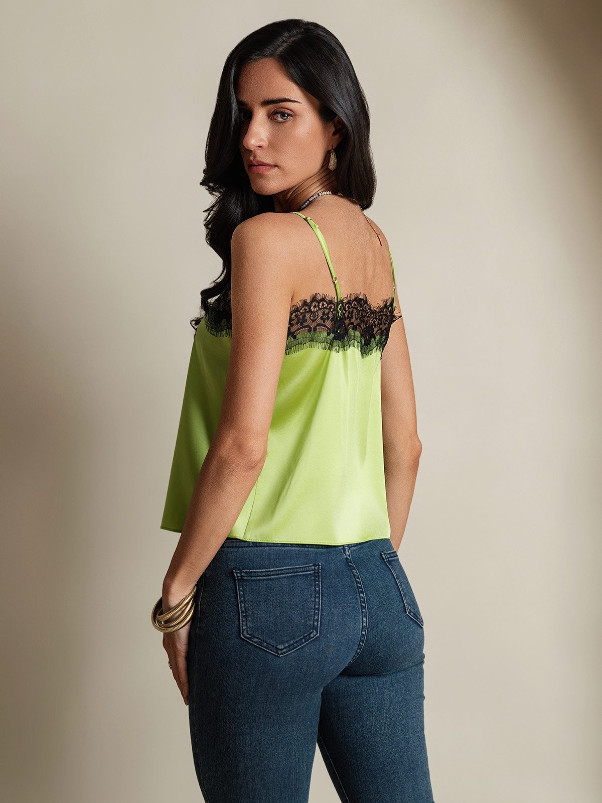 [Mintgrün] SilkSilky-DE 19Momme Seide Camisoles 002