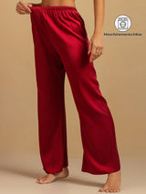 [Rotwein] SilkSilky-DE 19Momme Women's Sleep Pants 001