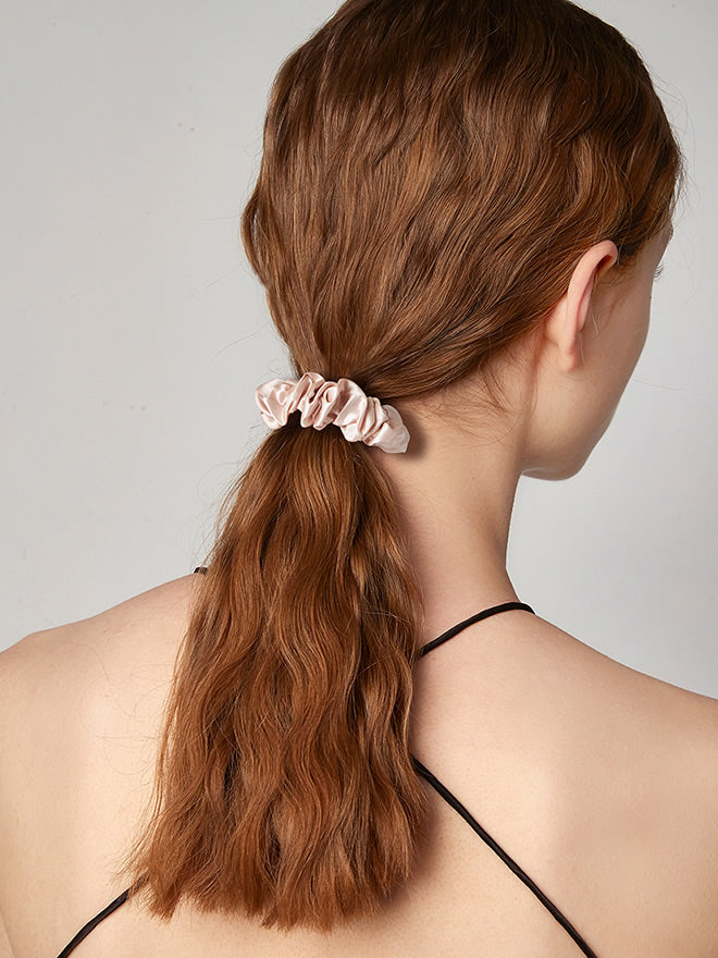 [Hellrosa] SilkSilky-DE 19Momme Reine Seide Scrunchie 005