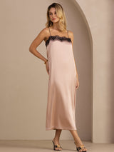 [Toskana] SilkSilky-DE Spaghetti Strap Square Neck Kleider 001