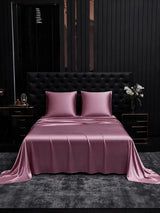 [Blasses Mauve] SilkSilky-DE Bettwäsche Sets 001