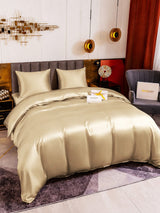 [Beige] SilkSilky-DE Bettwäsche Sets 002