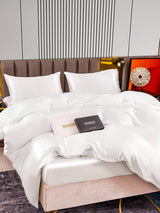 [Weiß] SilkSilky-DE 22Momme Reine Seide Bedding Set 005,