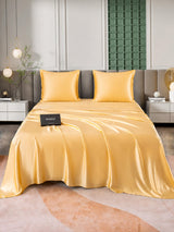 [Champagner] SilkSilky-DE Bettwäsche Sets 001