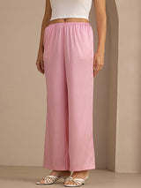 [Rosa Nadelstreifen] SilkSilky-DE Womens Pants 003
