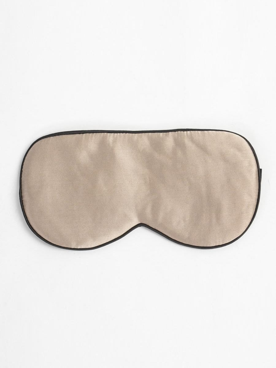 [Dunkelkhaki] SilkSilky-DE 19Momme Reine Seide Eye Mask 005