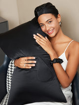 [Schwarz] SilkSilky-DE 19Momme Pillowcase Set 003