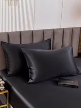 [Schwarz] SilkSilky-DE 22Momme Reine Seide Pillowcase 002