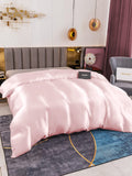 SilkSilky DE 19Momme Reine Seide Duvet Cover Rosa 002