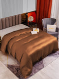 SilkSilky DE 22Momme Reine Seide Duvet Cover Kaffee 002