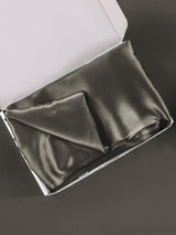 [Dunkelgrau] SilkSilky-DE 19Momme Reine Seide Pillowcase 006